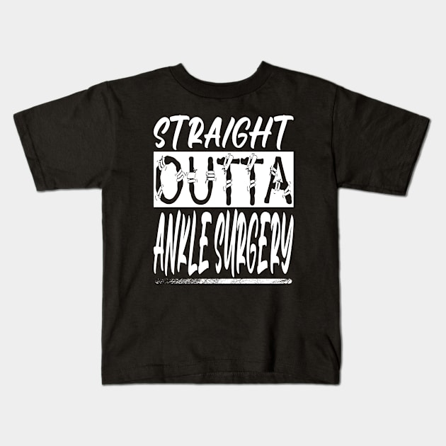 Ankle Surgery Kids T-Shirt by Medical Surgeries